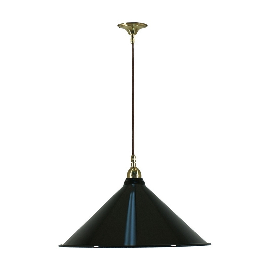 Edwardian Black Shade on Cord