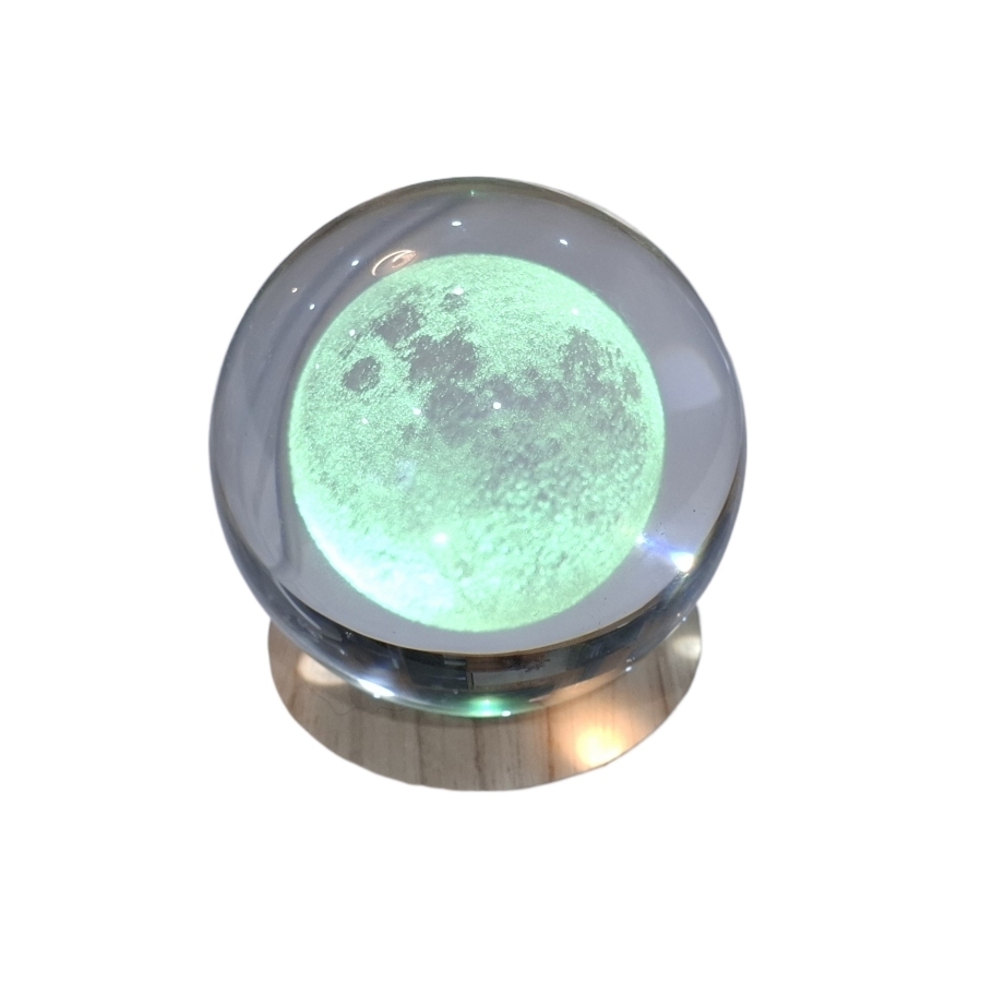 Crystal 80mm Moon