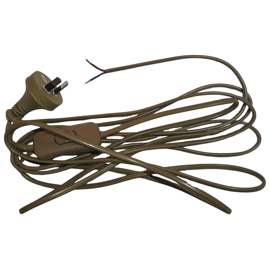 2-Core Cord Set 3.5 m Switched GOLD