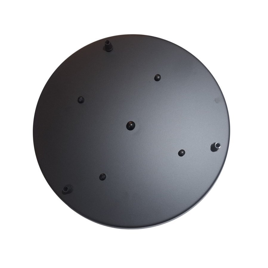 Ceiling Rose 350 mm BLACK - 3 (or 4) Cordgrips
