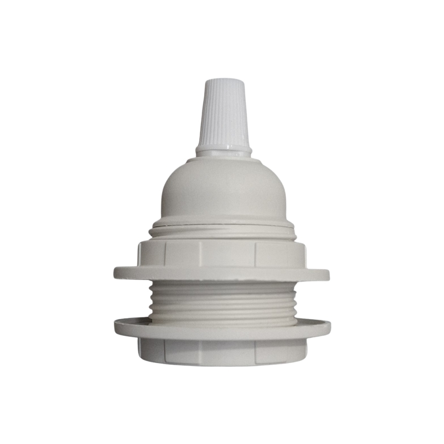 E27 Threaded Pendant White