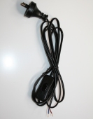 Lighting Table Lamp replacement 2-Core switched cord-set