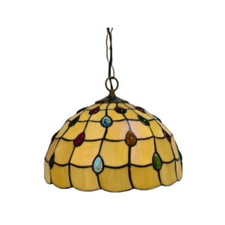 Cream Beaded Leadlight
