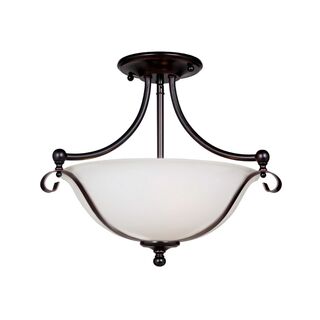Dallas Bronze Semiflush