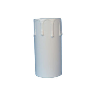 E27 ES Candle Effect White