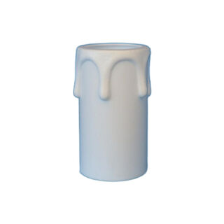 SBC or SES White Candle Effect 55mm