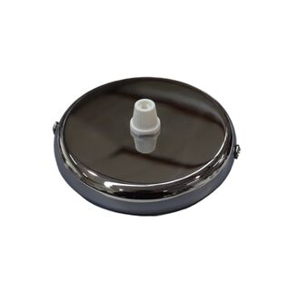 Ceiling Rose 100mm CHROME Rounded