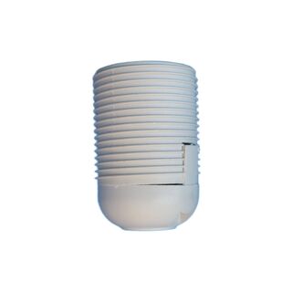 E27 White 2-Piece Thread