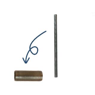 10 mm Threaded Rod Length - 350 mm