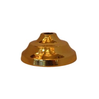 Cap 60mm Dia 10mm hole BRASS