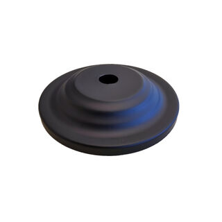 Black 10mm Washer Large Cap