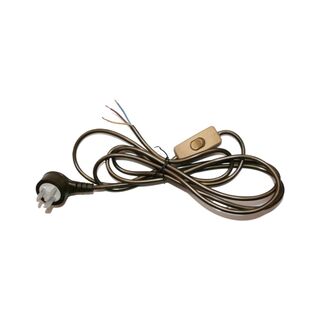 3-Core Cord Set 3.5 m Switched GOLD