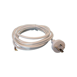 3-Core Cord Set 3.5 m WHITE