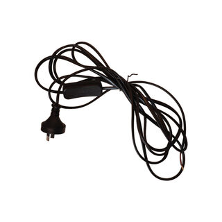 2-Core Cord Set 3.5 m Switched BLACK