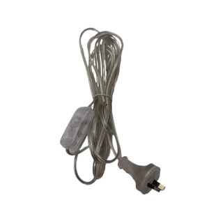 2-Core Cord Set 3.5 m Switched CLEAR