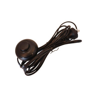 2-Core Cord Set 4 m Floor Switch BLACK