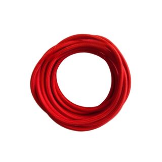 Round Cloth Cable RED