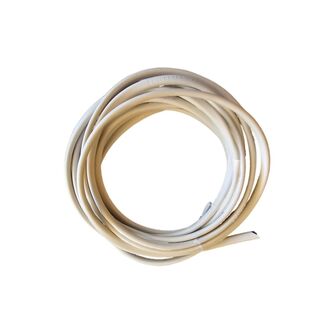 Plastic 2-Core Flat Flex WHITE