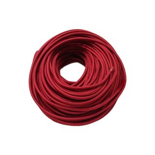 Round Cloth Cable DEEP RED
