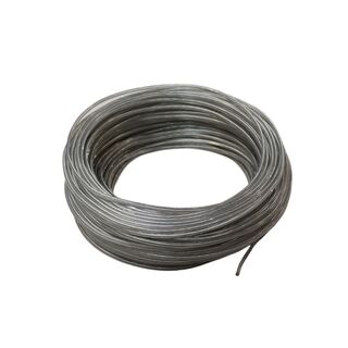 Plastic 2-Core Flat Flex CLEAR