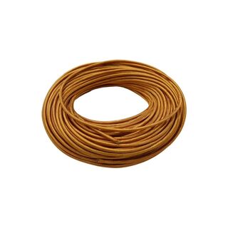Round Cloth Cable SHINY ANTIQUE GOLD