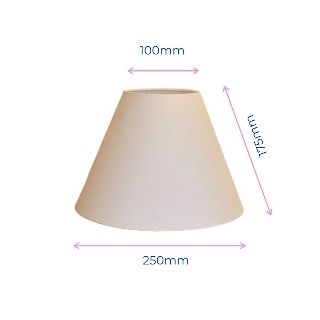 Linen Cone Shades 4"x10"x7"
