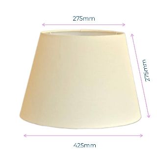 Linen Cone Shades 11"x17"x11"