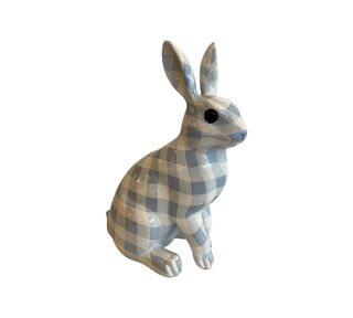Rabbit Checked Blue