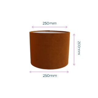Velvet Drum Shades 25cm