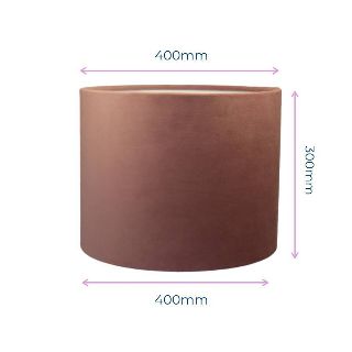 Velvet Drum Shades 40cm