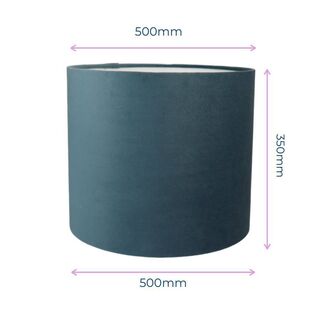 Velvet Drum Shades 50cm