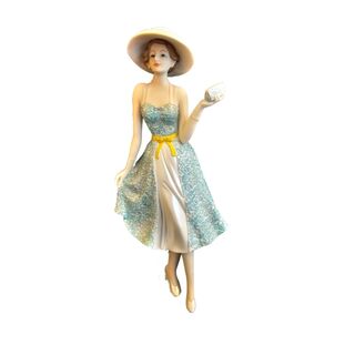 Lady in blue