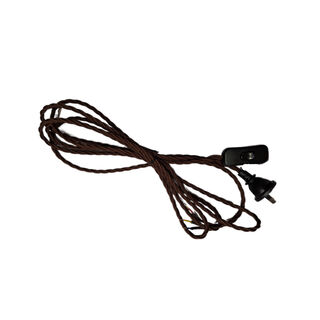 3-Core Braided Cloth 3.5 m Switched BROWN