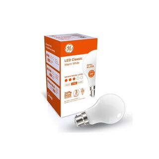 LED Warm White BC 7.5W GLS Opal