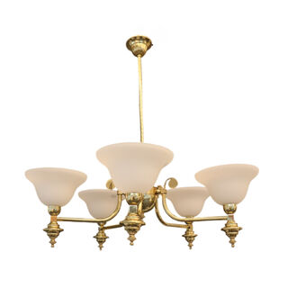 Metropole 5L Brass pendant