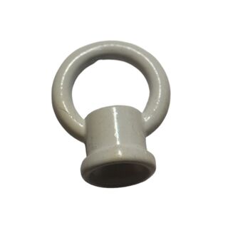 Closed Chain Hook 30mm WHITE