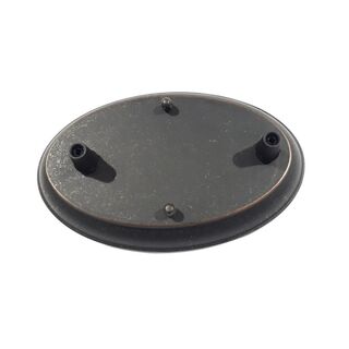 Ceiling Rose 180 mm Oval Ant Bronze - 2 Cordgrips