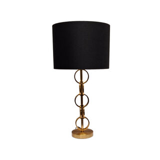 Forge Gold ringed table lamp