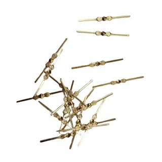 Butterfly Clips Gold - Long