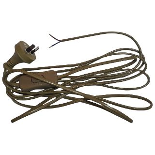 2-Core Cord Set 3.5 m Switched GOLD