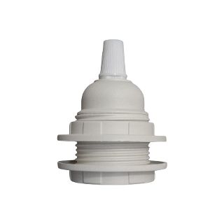 E27 Threaded Pendant White